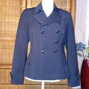 Women's Calvin Klein Navy Button Down Jacket